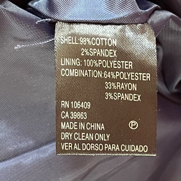 Alex Marie Majestic Night Military Velvet Jacket Dusk Purple Womens Coat Sz 16 - Picture 7 of 11